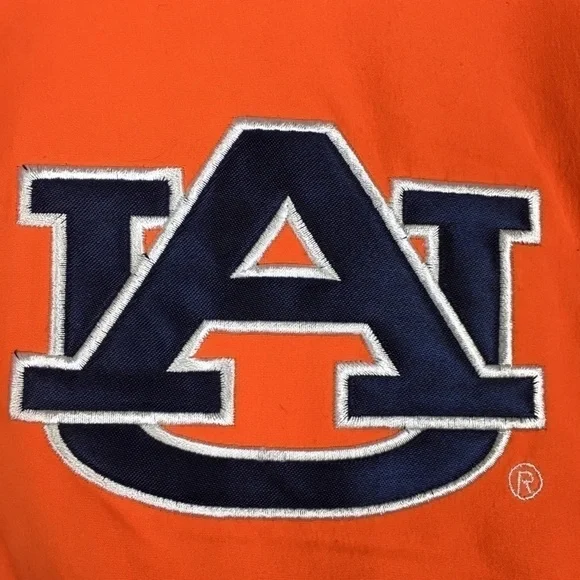 AUBURN Tigers Pullover Jacket Embroidered Spellout Windbreaker Game Day Size XXL - Picture 7 of 13